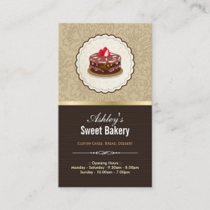 Süßbäckerei Boutique - Kuchen Schokolade Konditore Visitenkarte