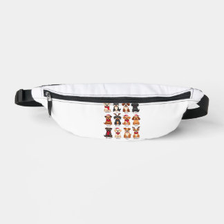 Süße 12 Hunde Xmas Lustige Hunde Liebhaber Weihnac Bauchtasche