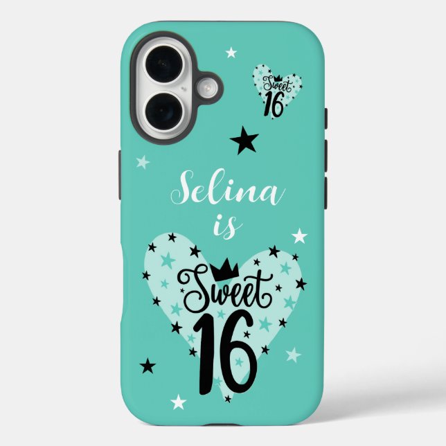 Süße 16 Geburtstags iPhone / iPad Hülle (Rückseite)