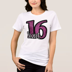 Süße 16 T-Shirt Tri-Blend Shirt