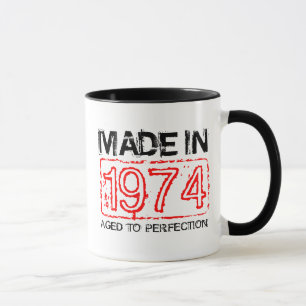 Süße 1974 Auf den Punkt gereifte Kaffeetasse