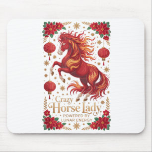 Süße 2026 Crazy Horse Lady Powered Lunar Energy Cn Mousepad