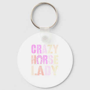 Süße 2026 Crazy Horse Lady Powered Mondenergie Cn Schlüsselanhänger