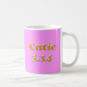Süsse 3.14 Pi Tag Rosa Kaffeetasse