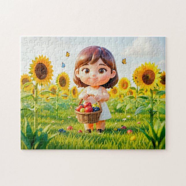 Süße 3D-Jungfrau-Zodiac-Figur (Horizontal)