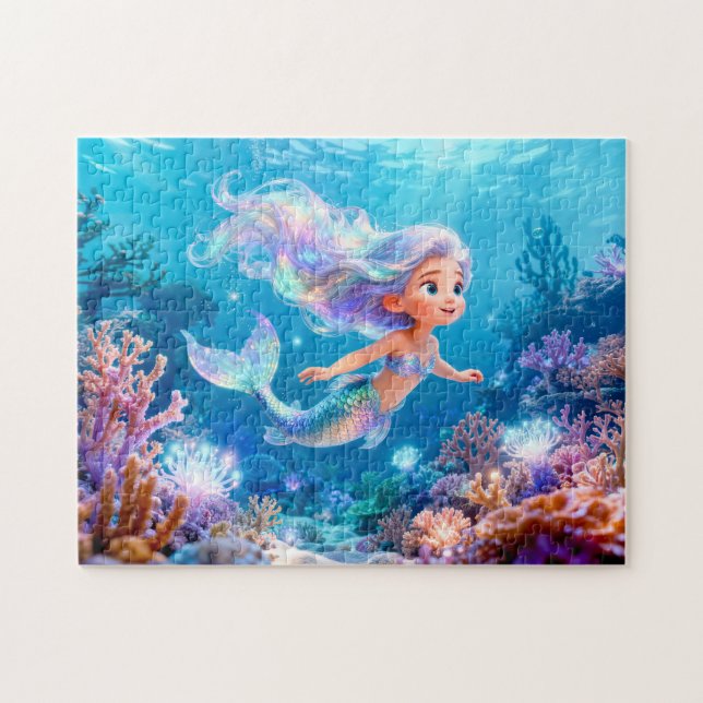 Süße 3D-Jungfrau-Zodiac-Meermaid (Horizontal)