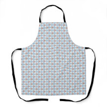 Süße 50er Retro-Rosebud-Blaue Gingham-Karo