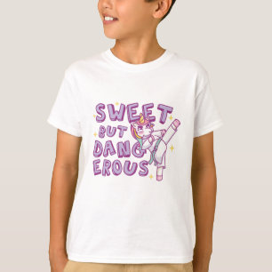 Süße, aber gefährliche Karate Unicorn T-Shirt