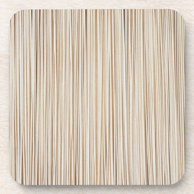 Süße abstrakte braune Liniendesign Untersetzer (Vorderseite)