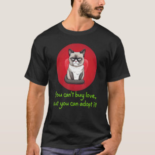 Süße Adoptiere-Katze, lustige Katzen-Kostüme für M T-Shirt