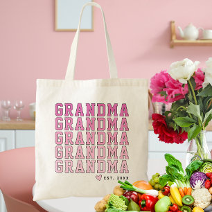 Süße akademische rosa Farbverlauf-Oma benutzerdefi Tragetasche