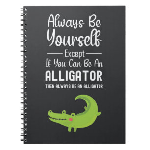 Süße Alligator-Geschenke Tiere Lustige Cartoon-Hum Notizblock