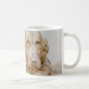 Süße alte Bloodhounds, Welpenhunde von EJ Detmold Kaffeetasse