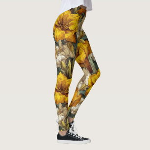 Süße Amaryllis-Themen-Kleidung Gewichtheben Leggings