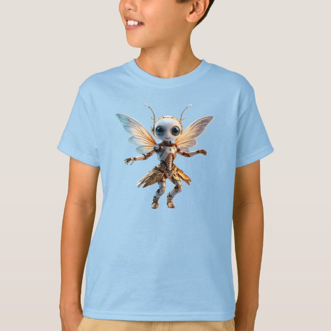 Süße Ameisen-Mädchen tanzender Roboter Pixie T-Shirt (Vorderseite)