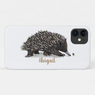 Süße Ameisenigel mit Bienen-Cartoon-Illustration Case-Mate iPhone Hülle
