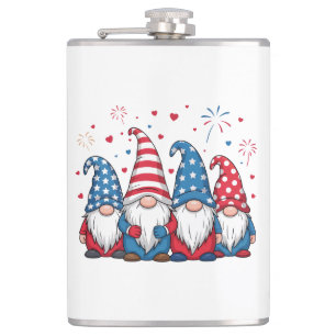 Süße amerikanische Gnome Cartoon-68123 Flachmann