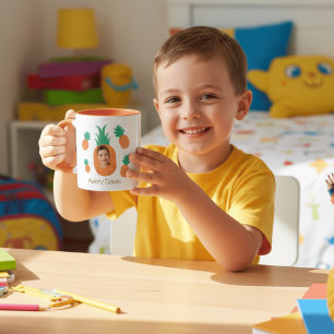 Süße Ananas-Foto-Vorlage Personalisierte Kinder Na Tasse