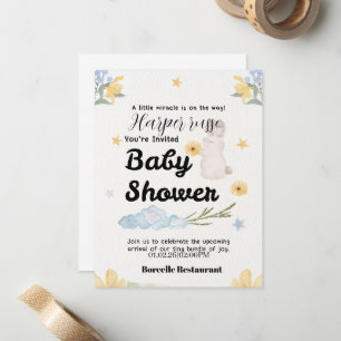 Süße Anfänge - Baby Shower Kollektion Mitteilungskarte