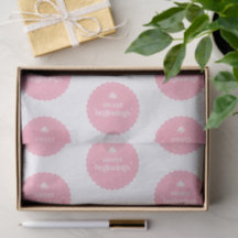Süße Anfänge | Rosa und Weiße Babyparty-Siegel