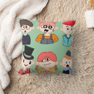 Süße Anime-Chibi-Figuren Wurfkissen Kawaii Kissen