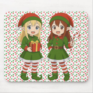 Süße Anime-Christ-Elfen Mousepad