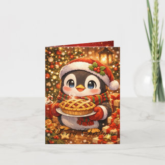 Süße Anime-Weihnachtskarte  Karte