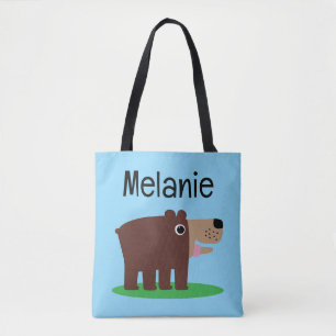 Süße animierte Bärenjungen-Cartoon-Tasche für Kind Tasche