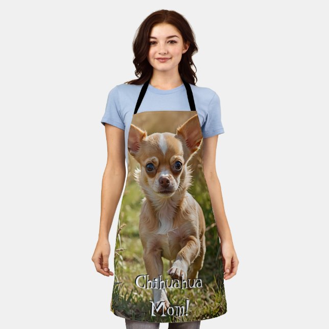 Süße anpassbare Chihuahua-Schürze Schürze (Getragen)