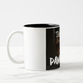 Süße anpassbare personalisierte Terrier-Hundemutte Zweifarbige Tasse