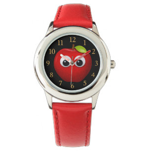 Süße Apfeluhr für Kinder Armbanduhr