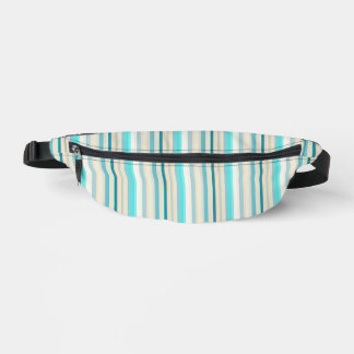 Süße aqua weiße Streifen Bauchtasche