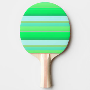 Süße aquagrüne Streifen Tischtennis Schläger