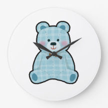 Süße ästhetische Teddybär-Wanduhr 🤩