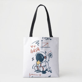 Süße Astronaut Weltraum Cartoon-Tasche Tasche