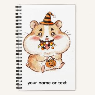 Süße ausgestopfte Backen Halloween Hamster Trick-o Notizbuch
