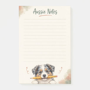 Süße Australian Shepherd Aussie Notizen