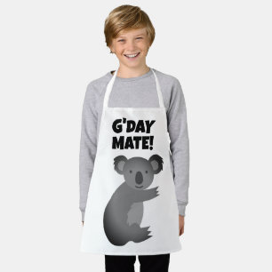 Süße australische Koala-Bär-Zeichnung Kinder-Schür Schürze