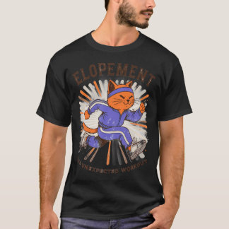 Süße Autismus-Entführung-Katze Unerwartetes Workou T-Shirt
