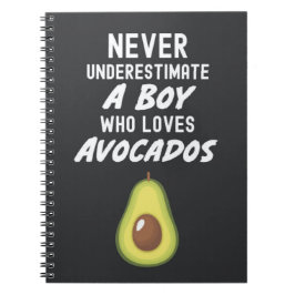 Süße Avocado-Geschenke für Jungen Guacamole für Ki Notizblock