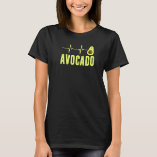 Süße Avocado Herzschlag Vegan Für Männer Frauen Gu T-Shirt