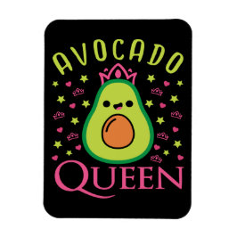 Süße Avocado-Königin mit Herz Keto-Mädchen beim Ko Magnet