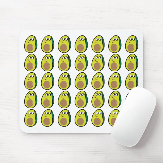 Süße Avocado-Mauspad - Früchte-Schreibtisch-Access Mousepad (Mit Mouse)