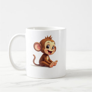 Süße Baby-Affen-Kaffeetasse Kaffeetasse
