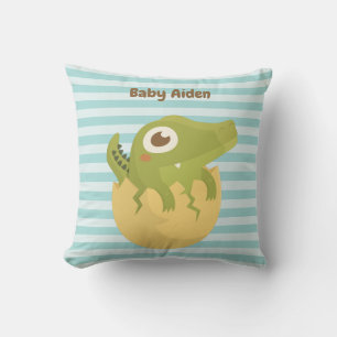Süße Baby-Alligator-Ei-Nursery-Raum-Dekor-Kissen Kissen