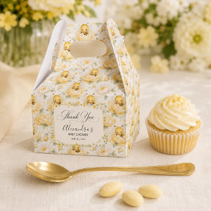Süße Baby-Biene Floral Gelb Wasserfarbe Geschenkschachtel