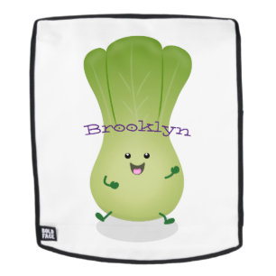 Süße Baby-Bok-Choy-Cartoon-Illustration Rucksack