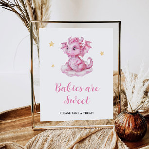 Süße Baby-Drachen-Babys sind süß Poster