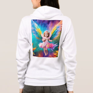 Süße Baby-Engelsflügel Kunst-38424 Hoodie