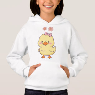 Süße Baby-Enten-Mädchen-Hoodie Hoodie